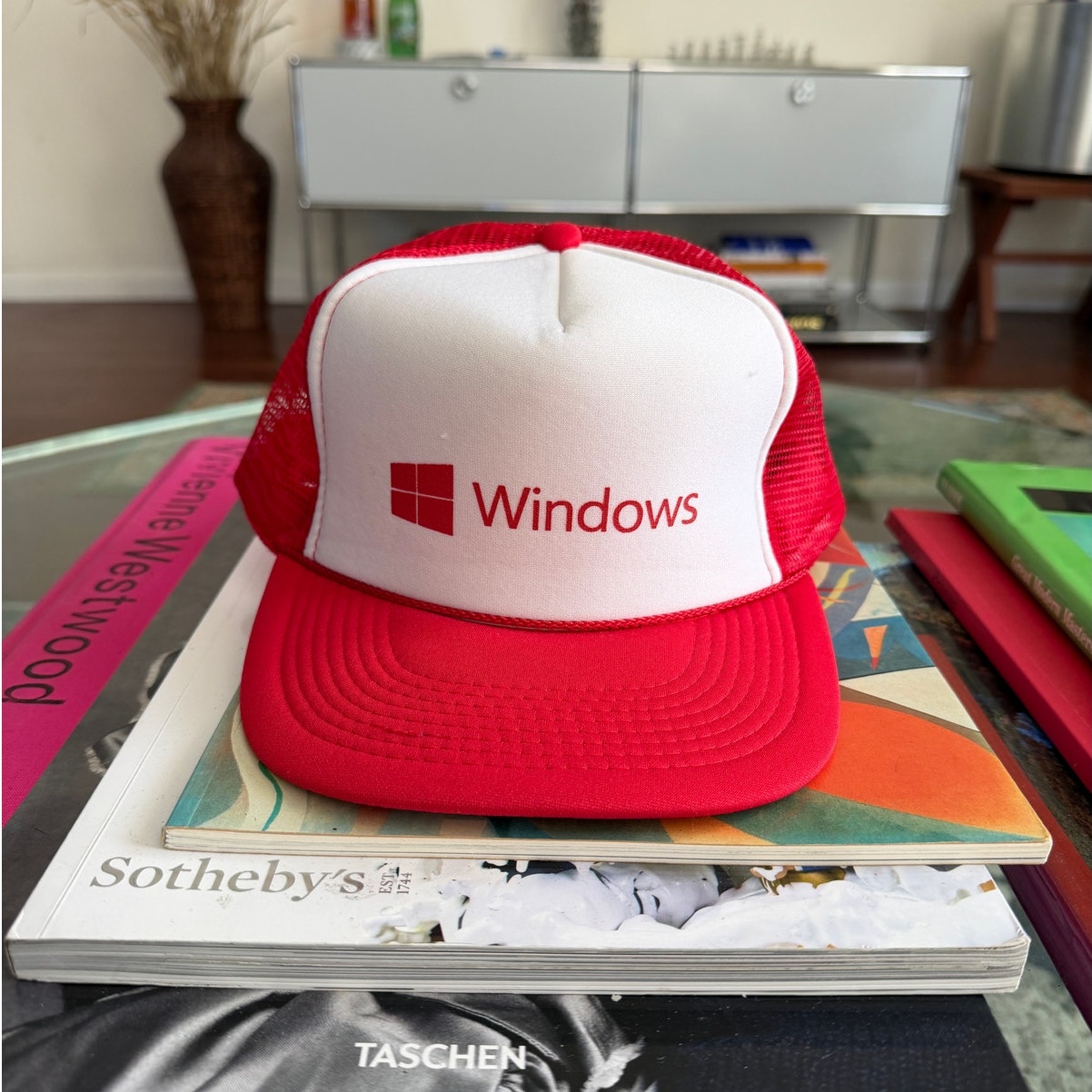 Microsoft Windows Snapback Vintage Trucker Hat